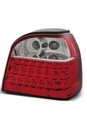 Coppia fari Led posteriori Volkswagen Golf III 91-97 Rossi e Bianchi