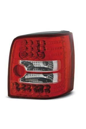 Coppia fari Led posteriori Volkswagen Passat B5 station 96-00 Rossi e Bianchi