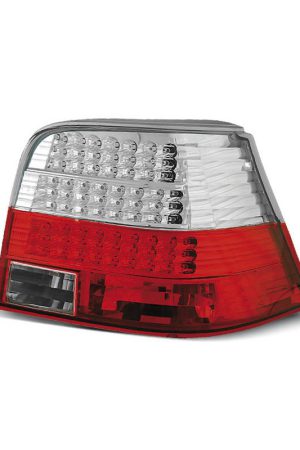 Coppia fari Led posteriori Volkswagen Golf IV 97-03 Rossi e Bianchi