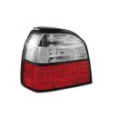 Coppia fari Led posteriori Volkswagen Golf III 91-97 Rossi e Bianchi