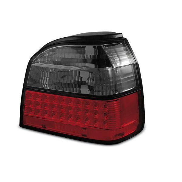 Coppia fari Led posteriori Volkswagen Golf III 91-97 Rossi Fume