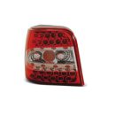 Coppia fari Led posteriori Volkswagen Golf IV 97-03 Rossi