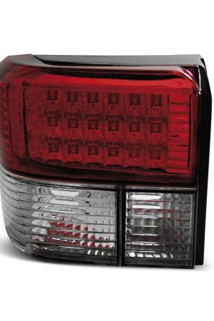 Coppia fari Led posteriori Volkswagen T4 90-03 Rossi e Bianchi