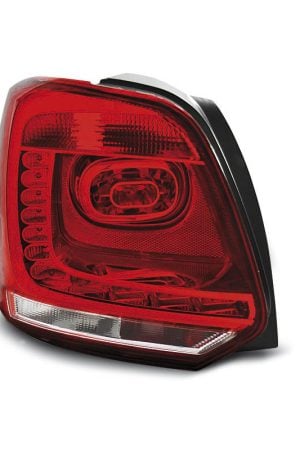 Coppia fari Led posteriori Volkswagen Polo 6R 09-13 Rossi e Bianchi