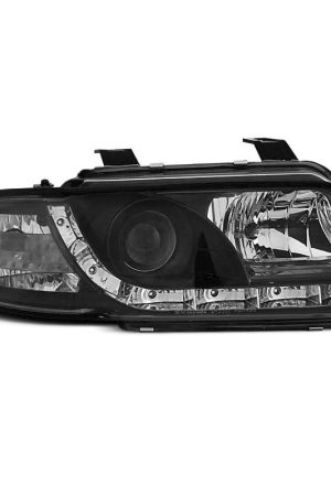 Coppia di fari a Led stile luce diurna Audi A4 B5 94-98