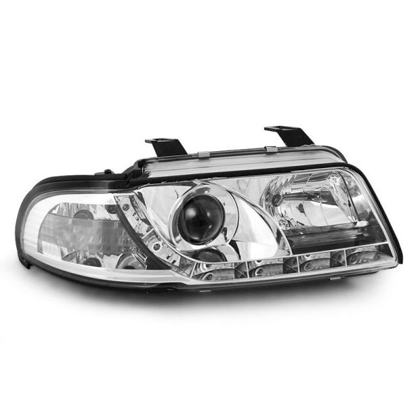 Coppia di fari a Led stile luce diurna Audi A4 B5 99-00