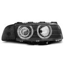 Fari Angel Eyes BMW Serie 7 E38 94-98 Neri