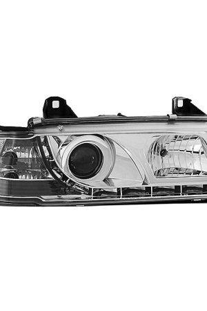 Coppia di fari a Led stile luce diurna BMW Serie 3 E36 90-99 Coupe & Cabrio