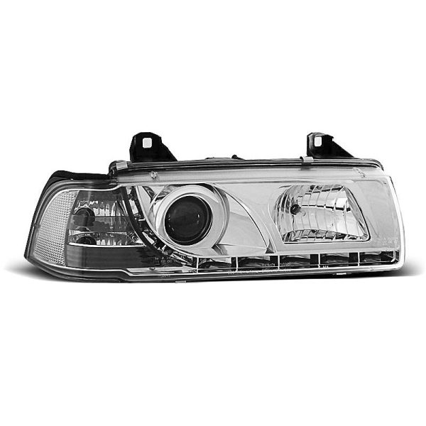 Coppia di fari a Led stile luce diurna BMW Serie 3 E36 90-99 Coupe & Cabrio