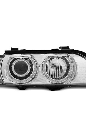 Fari Angel Eyes Xenon BMW Serie 5 E39 95-03 Chrome