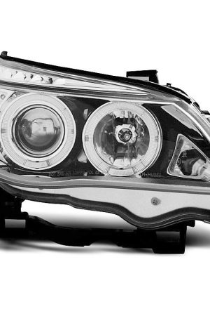 Fari Angel Eyes BMW Serie 5 E60 / E61 03-07 Chrome