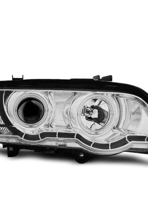 Coppia di fari Xenon CCFL Led stile luce diurna BMW X5 E53 99-03