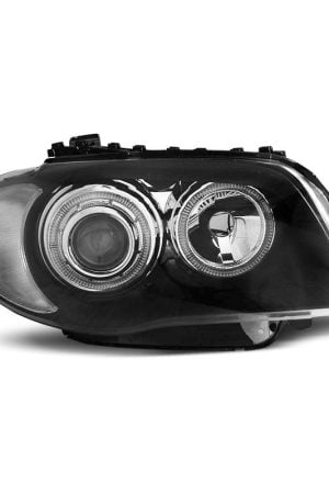 Fari LED Angel Eyes BMW Serie 1 E87-E81 04-07 Neri