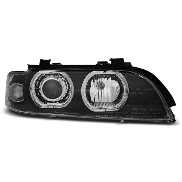 Fari Angel Eyes Xenon BMW Serie 5 E39 95-03 Neri