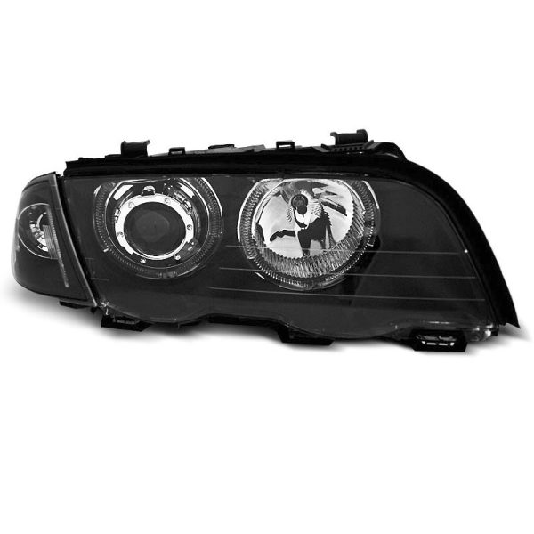 Fari Angel Eyes LED BMW Serie 3 E46 98-01 berlina & station