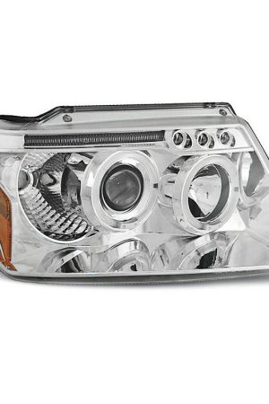 Fari Angel Eyes Chrysler Jeep Grand Cherokee 99-05 Chrome