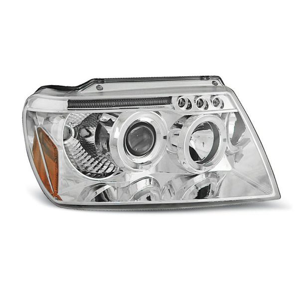 Fari Angel Eyes Chrysler Jeep Grand Cherokee 99-05 Chrome