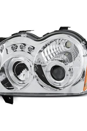 Fari Angel Eyes Chrysler Jeep Grand Cherokee 05-08 Chrome