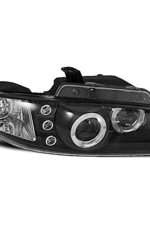 Fari Angel Eyes Chrysler Voyager 96-01 Neri