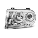 Fari Angel Eyes Chrysler 300 C 05-10 Chrome