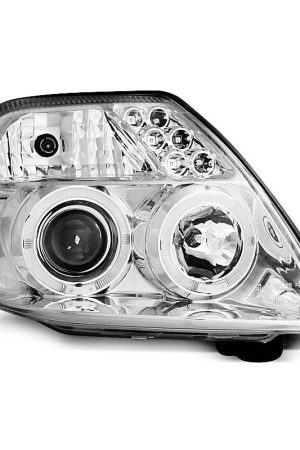 Fari Angel Eyes Citroen C2 03-10 Chrome