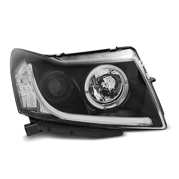 Coppia di fari a Led stile luce diurna Chevrolet Cruze 09-12 Neri