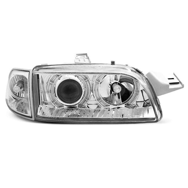 Fari Angel Eyes Fiat Punto I 93-99 Chrome