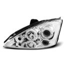 Fari Angel Eyes Ford Focus MK1 01-04 Chrome