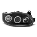 Fari Angel Eyes Ford Escort MK7 95-00 Neri