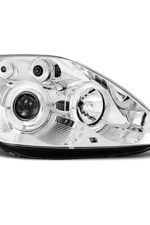 Fari Angel Eyes Ford Fiesta MK6 02-05 Chrome