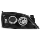 Fari Angel Eyes Ford Mondeo MK3 00-07 Neri