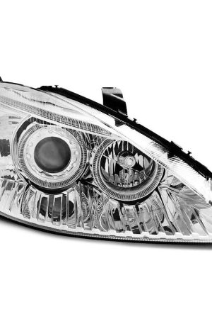 Fari Angel Eyes Ford Focus MK1 98-01 Chrome