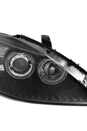 Fari Angel Eyes Ford Focus MK1 01-04 Neri