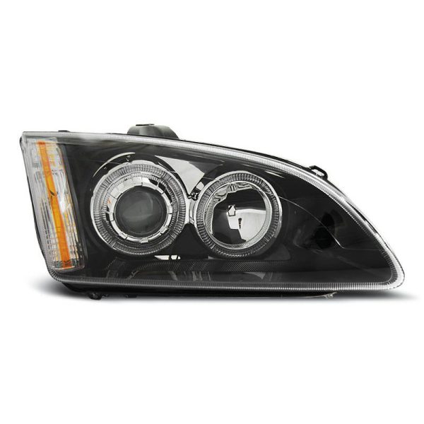 Fari Angel Eyes Ford Focus MK2 04-08 Neri