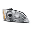 Fari Angel Eyes Ford Focus MK2 04-08 Chrome