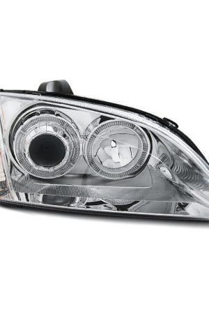 Fari Angel Eyes Ford Focus MK2 04-08 Chrome