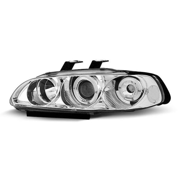 Fari Angel Eyes Honda Civic 5 91-95 Berlina Chrome