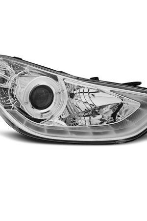 Fari Led Angel Eyes Hyundai Elantra 2010 Chrome