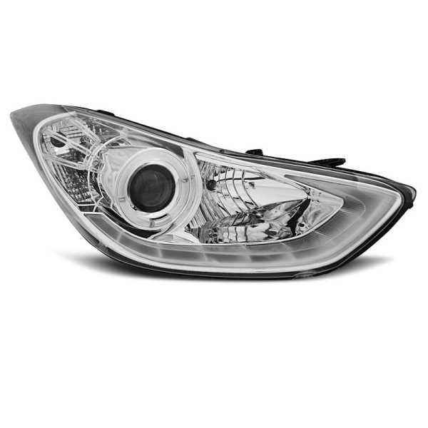 Fari Led Angel Eyes Hyundai Elantra 2010 Chrome