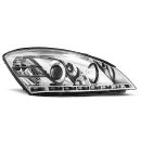 Coppia di fari a Led stile luce diurna Kia Ceed 06-09 Chrome