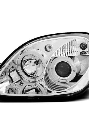 Fari Angel Eyes Mercedes SLK R170 96-04 Chrome