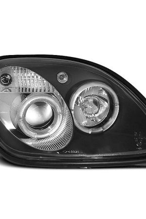 Fari Angel Eyes Mercedes SLK R170 96-04 Neri