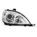 Coppia di fari Design Mercedes Classe M W163 98-01 Chrome