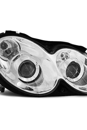 Coppia di fari Design Mercedes Clk W209 LED 03-10 Chrome