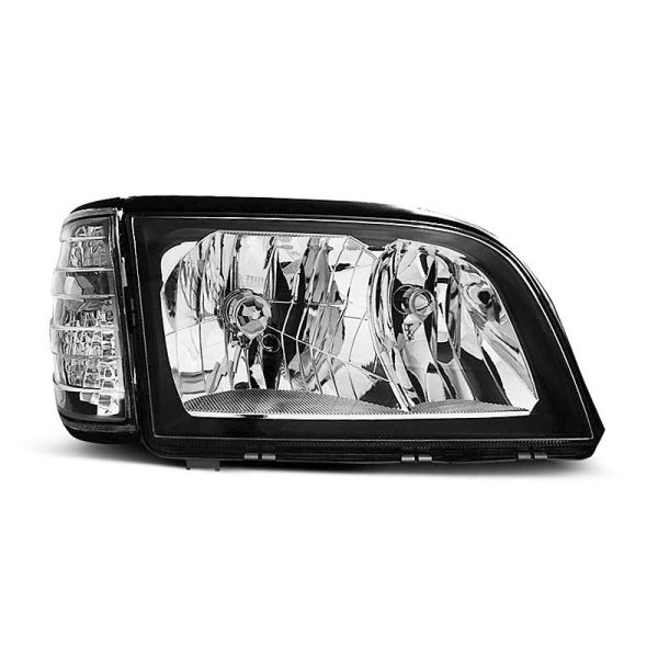 Coppia di fari Design Mercedes Classe S W140 91-98 Neri