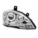 Fari DRL vera luce diurna Mercedes Vito W639 10-14 Chrome