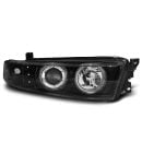 Coppia di fari Angel Eyes CCFL Mitsubishi Galant 8 96-06 Chrome