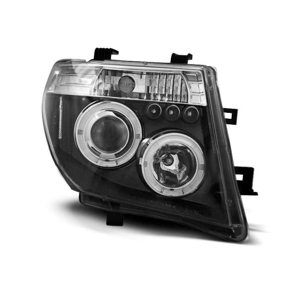 Coppia di fari Angel Eyes Nissan Navara 05-10 Neri