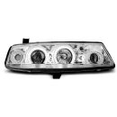 Coppia di fari Angel Eyes Opel Calibra 90-97 Chrome