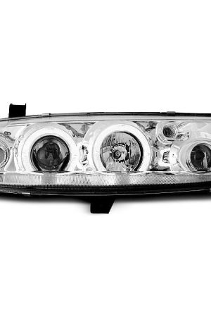 Coppia di fari Angel Eyes Opel Calibra 90-97 Chrome